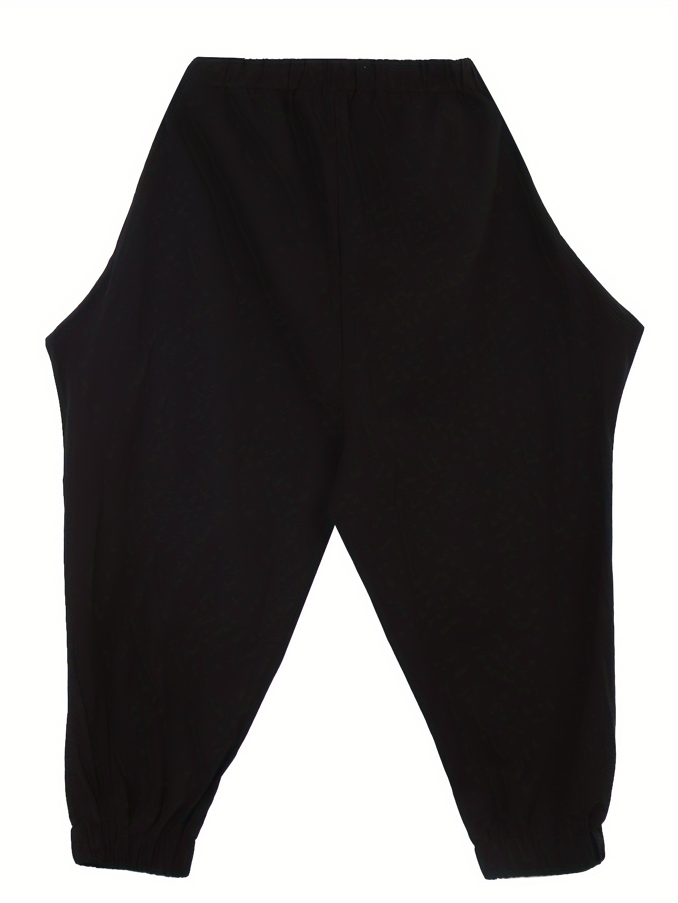 mens casual relaxed version of trousers solid color haren pants details 7