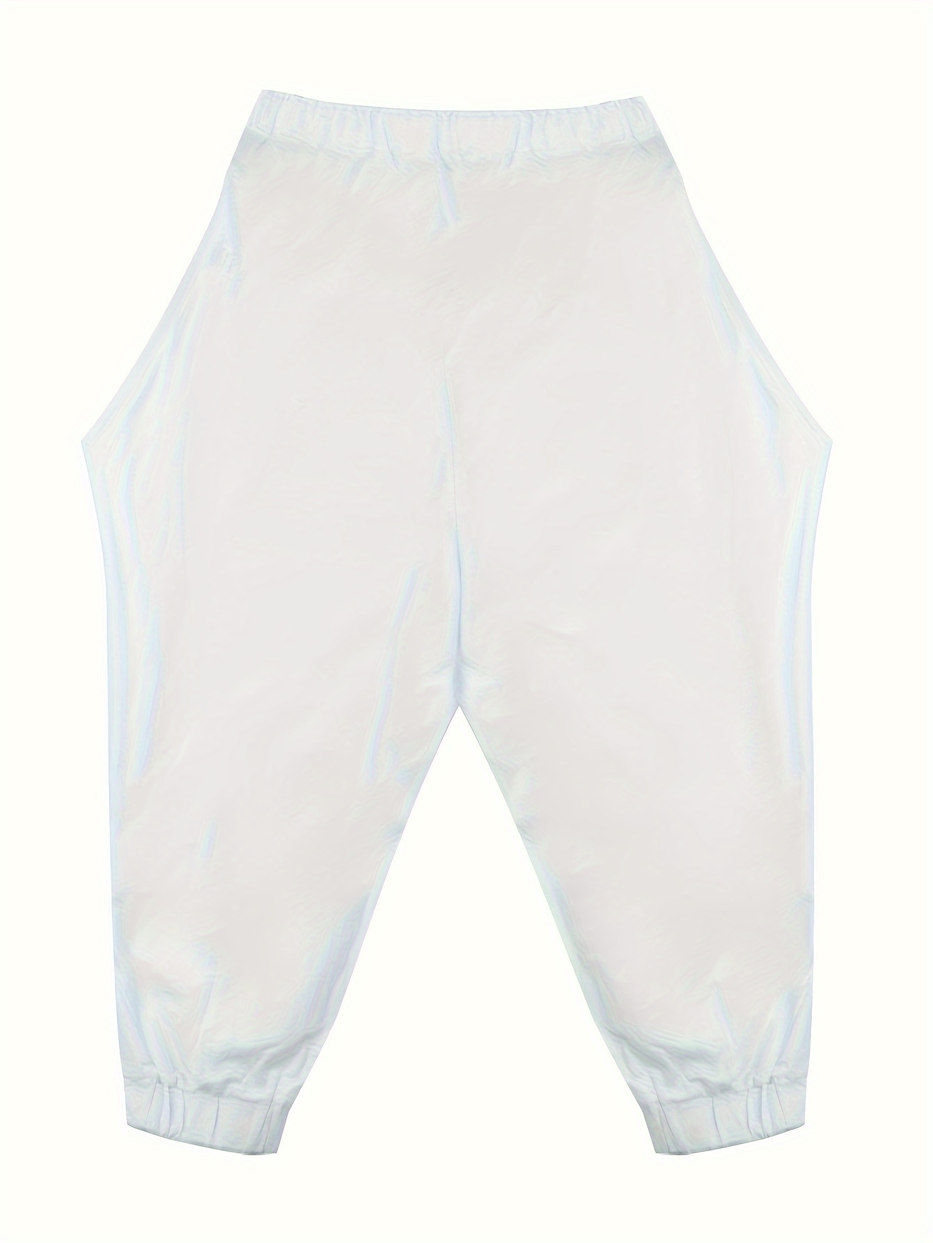 mens casual relaxed version of trousers solid color haren pants details 9