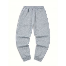 LOS ANGELES Print Sweatpants, Comfortable, Autumn/Winter Joggers