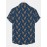 Men's Giraffe 3D Print Casual Shirt, Button Front Short Sleeve Top, Men's Clothes For Daily Wear/Party