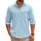 Men'S Long Sleeve Wrinkle Free Shirt Casual Button Down Shirt for Men Untucked Shirts with Pocket