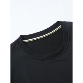 OTF printed hoodie, casual round neck pullover hoodie, long sleeves, suitable for spring and autumn, comfortable and fitted