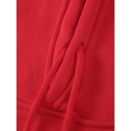 IT'S A JAY THING Print Hoodie, Cool Hoodies For Men, Casual Hooded Sweatshirt With Kangaroo Pocket For Winter And Fall