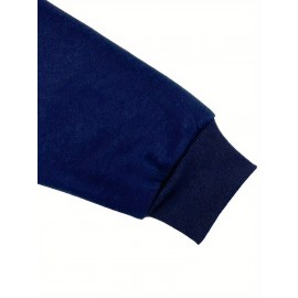 Men's Color Block Hoodie with Kangaroo Pocket and Drawstring - Comfortable and Stylish Sweatshirt for Spring and Fall